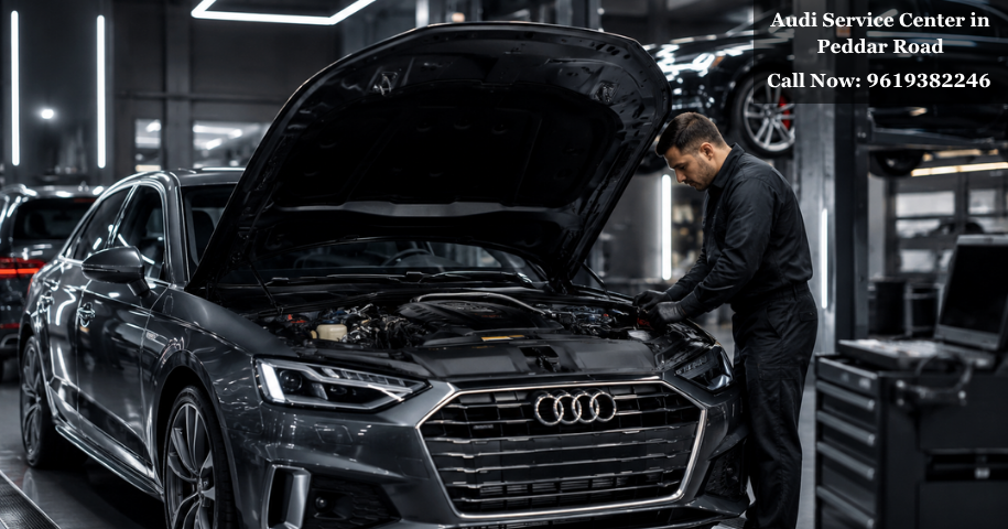 Audi Service Center in Peddar Road