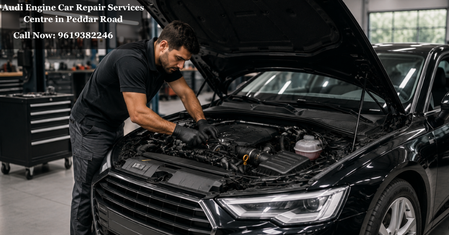 Audi Engine Car Repair Services Centre in Peddar Road